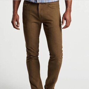 Peter Millar Mountainside Flannel 5 Pocket Pant Size 35